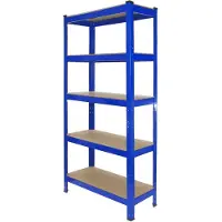 Monster Racking Monster rekken 1 rekken opslag rekken heavy duty garage 5 verdiepingen 75cm stalen planken magazijn