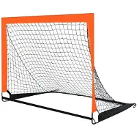 Jojomino Draagbaar Kindervoetbaldoel, Voetbaltrainingsnetframe, Beweegbaar Opvouwbaar Voetbalspeldeurframe, - Voetbaldoel