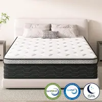 DEWINNER , enkel matras, 90x200 cm, 27 cm hoog, veren- en schuimmatras, perfecte ondersteuning, medium stevigheid, huisstofmijtbestendig, allergievriendelijk