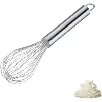 Westmark Whisk Pro – Flexibele roestvrijstalen garde – Praktische garde voor eieren, deeg, enz. – Kloppen, roeren en mixen – Zilver, 28 cm