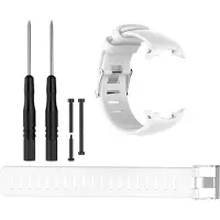 INF Horlogeband voor Suunto D4/D4i Novo met 2 verschillende lengtes White