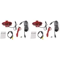 ISTOVO 2X Backup Brake Light Reversing Rear View Camera CMOS for Vivaro/Trafic 2001-2014 170 Third Brake Light Camera