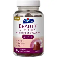 Davitamon Beauty Gummies met Biotine en Collageen - Multivitaminen - Glow van binnenuit - 60 gummies