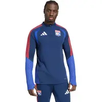 Adidas Olympique Lyon Trainingstrui 1/4-Zip 2026-2027 Donkerblauw Blauw Rood