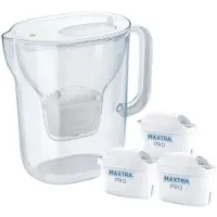 Brita Style Essential + 3 Maxtra Pro Pure Performance Waterfilterkan