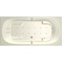 Xenz Kanaga bubbelbad 190x90 cm met RB2 koper whirlpool elektrisch pergamon