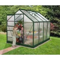 Vitavia Tuinkas Venus 5000 - Polycarbonaat 4mm - Smaragd - 195x257x197cm