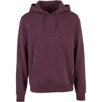 Build Your Brand BY011 Heavy Hoody - Paars