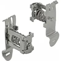 DeLOCK Shield Clamp for DIN Rail - Cable diameter 3 - 8 mm