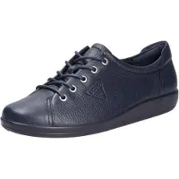 Ecco Soft 2.0 Classic leren dames sneakers blauw maat 39