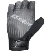 Chiba fietshandschoen - Ergo Superlight - Zomer - Donkergrijs - maat S