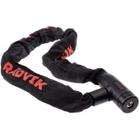 Radvik - "Elvdal" fietsslot voor ketting, model PP15762 (universele maat) (zwart)