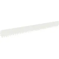 vidaXL Gazonrand 50 st 103 x 10 cm Staal Wit