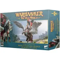 Games Workshop Warhammer ToW - Koninkrijk Bretonnië Porteur de Grande Bannière sur Pégase Royal