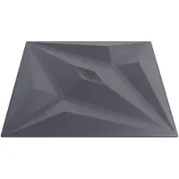 vidaXL Wandpanelen 24 st 50 x 50 cm Ster Grijs XPS Schuim