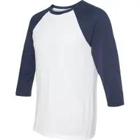 Canvas CV3200 Unisex 3/4 Sleeve Baseball T-Shirt