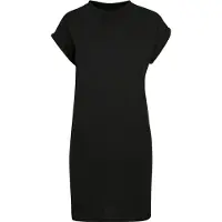 Build Your Brand Turtle Extended Shoulder Korte Mouwen Korte Jurk