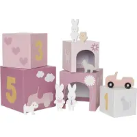 Jabadabado Stacking Bunny Family 1-5 Units Beige Kinderen