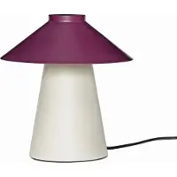 Hubsch Chipper tafellamp zand/burgundy - 961615
