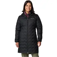Columbia - Women's Delta Ridge II Long Down Jacket - Donsjack XL, zwart