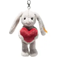 Steiff | Pendant Hoppie Rabbit Love 15cm Light Grey