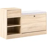 Beliani REGINA - Schoenenkast - Lichtbruin - MDF