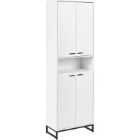 Beliani MATANE - Schoenenkast - Wit - 60 x 186 cm - MDF