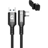 VORTEX VR VortexVR 3m USB-A kabel voor Meta Link | met bevestiging voor Meta Quest 3 / 3S / 2