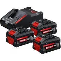 Bosch Power Set 3x Exba18v-80 + Exal 18v-160 Batterij En Oplader