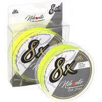 Mikado Gevlochten Vislijn 0,20 mm – 18,1 kg – 150 m – 8X – Fluo Geel – Snoek & Roofvis –