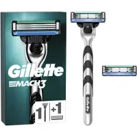 Gillette Scheersysteem Mach3 1 houder + 1 mesje