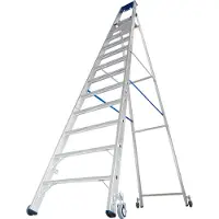 Krause STABILO trap, type "Stufen-Stehleiter", verrijdbaar, met 12 treden, modelnummer 124678