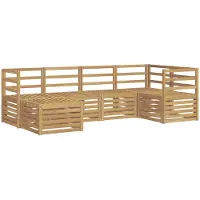Syfax Buiten bankenset 6 pcs Wit Polyester