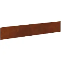 vidaXL Gazonrand 20 st 100 x 18 cm Staal Roestkleurig