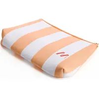 Muitomas Strandetui - Waterafstotend - Compact - Ritssluiting bovenzijde - Stijlvol én praktisch - 26x20x5cm - Peach Fuzz