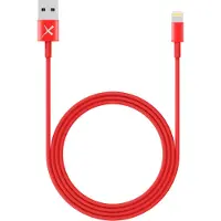 XLayer 214089 1 x USB A male naar 1 x Apple Lightning male laad & sync kabel 1m Rood