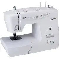 Jata MC744, Wit, Automatische naaimachine, Voor het naaien, 4 steken, Draaibaar, Elektrisch