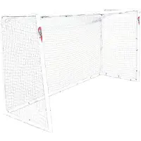 Powershot Onbreekbare voetbaldoel van UPVC - 3,7 x 2 meter "PRO" met kliksysteem