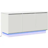 vidaXL TV Kast 100 x 38 x 49 cm Wit Bewerkt hout