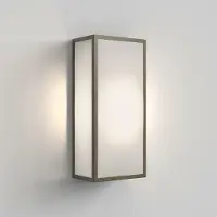 Astro Messina 160 Frosted II Wandlamp Bronze