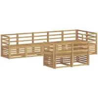 Syfax Buiten bankenset 8 pcs Wit 304 x 126,5 x 73 cm