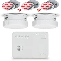Alecto BPB19 - Brandpreventiebox met 2 mini rookmelders, 1 koolmonoxidemelder en 3 magnetische montagesets