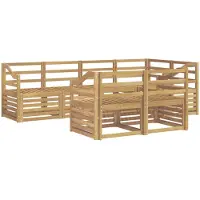 Syfax Buiten bankenset 7 pcs Wit 245 x 126,5 x 73 cm