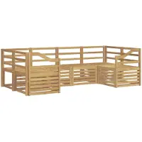 Syfax Buiten bankenset 6 pcs Wit 245 x 126,5 x 73 cm