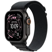 Apple Watch Ultra 3, 49mm, zwart/zwart, Alpine Loop, modelnummer mf0x4, 1.98