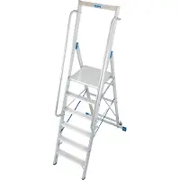 Krause STABILO trap met treden, vrijstaand, met groot platform, 1x6 treden, modelnummer 127761