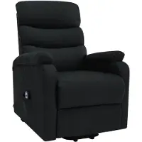 Syfax Sta-op-massagestoel stof zwart