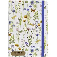 Peter Pauper Press Wildflower Garden Compact diary 16-mnds 2027