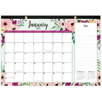Peter Pauper Press Desk Pad Kalendar 2027 Floral