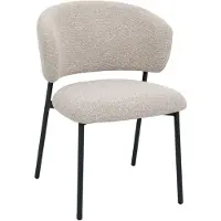 Giga Meubel Eetkamerstoel Feya Beige/Zwart